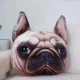 TD® Cousin en 3D Chien Imprimé Motif chien-créatif mignon poupée en peluche cadeau-décoration motif maison-housse  coussin imprimé