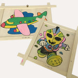 TD® Peinture enfant magique graffiti Aquarelle sur carton couleurs ludique apprentissage montessori dessin pinceau découverte sens