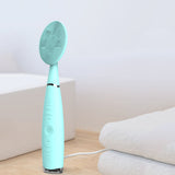 TD® Instrument de nettoyage à main USB brosse de nettoyage bleu électrique instrument de beauté des pores de nettoyage en profondeur