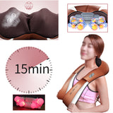 TD® Appareil de massage corps Pétrissage Châle Cervical Masseur Cou Multifonction Voiture Électrique Taille profondeur alimentation