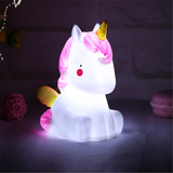 TD®  Veilleuse Licorne Lampe de Chevet pour Enfants Bébé Cadeau