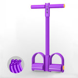 TD® Extracteur de pédale 4 tubes yoga 6 tubes réducteur de graisse quatre tubes aide à l'assise fitness corde de traction
