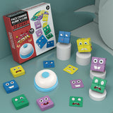 TD® Rubik's Cube qui change de visage, tu pleures et je ris, jeux de table, jouets éducatifs, jeux de jouets interactifs parent-enfa