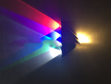 TD® Applique murale intérieur LED - Triangle - En aluminium - 3W - Blanc chaud