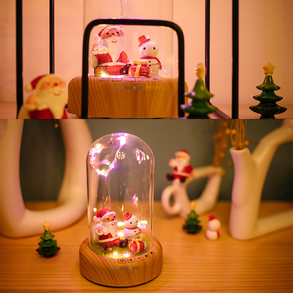 TD® Veilleuse bebe chambre lampe décoration nuit couleur sons Bluetooth led lumière sommeil enfant cadeau de fête de Noel musique