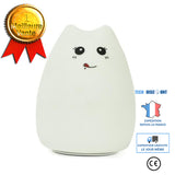 TD® LED Veilleuse de Nuit Portable Bébé Veilleuse Rechargeable USB Lampe LED Nuit Cadeau Enfant Noël