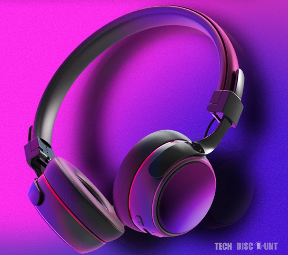 TD® Casque bluetooth audio sans fil enfant anti bruit gamer écouteurs –