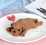 TD® Moule silicone pâtisserie gâteau original muffin chocolat madeleine noel à cannelé en forme de chien décoration mini  cuisson