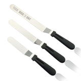 TD® Outils de cuisson Spatule pliante en acier inoxydable Spatule de décoration de crème de gâteau Lot de trois