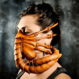 TD® Halloween decoration masque de scorpion Masque en latex autonome Couvre-chef Masque d'insecte mignon tenant le visage