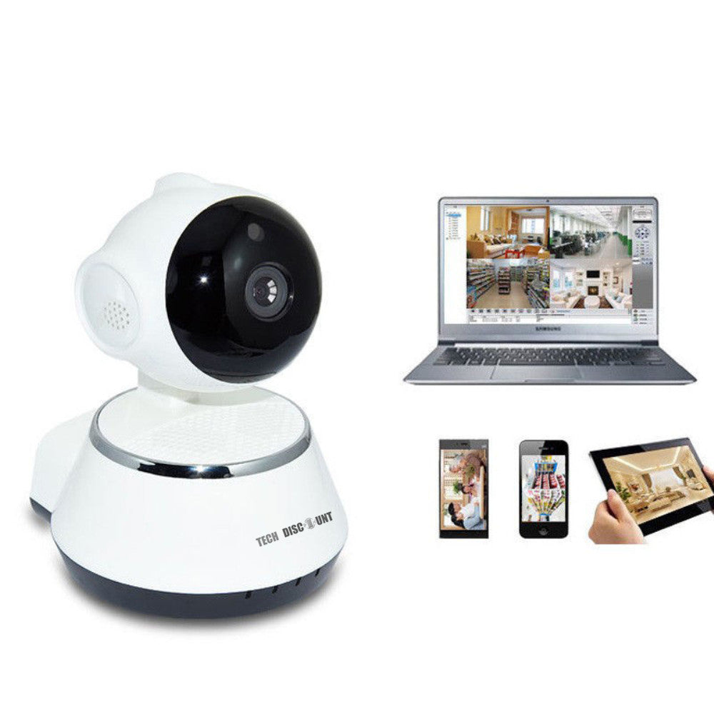 TD® Caméra de surveillance ip sans fil wifi espion extérieur intérieur sécurité visibilité nocturne détection de mouvement surveilla