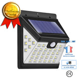 TD® 2 pack lampe solaire exterieur 100 led de éclairage Détecteur de Mouvement Lumière murale