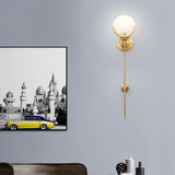 Applique de galvanoplastie en marbre de style nordique Style de luxe léger Style postmoderne Chambre chevet TV mur de fond
