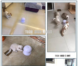 TD® Jouet pour chat chien lumière infrarouge rotation animaux de compagnie interactif résistant solide éclairage jeu interactif