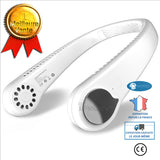 INN® Ventilateur de cou suspendu portable paresseux sans feuilles usb portable extérieur PSE vent suspendu petit ventilateur de cou