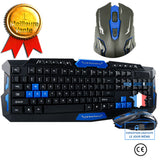 TD® HK8100 ensemble clavier et souris sans fil à économie d'énergie intelligente jeu de dortoir cool ensemble clavier et souris sans