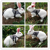 Laisse de lapin,robe de gentleman de lapin,costume de lapin,corde de chat,corde de chat et corde de chien, laisse de coton, t
