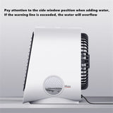 TD® Refroidi à l'eau petit climatiseur de bureau réfrigération refroidissement par pulvérisation humidification USB refroidisseur d'