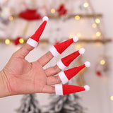 TD® Ensemble de couverts de Noël Fournitures de Noël sac à couverts ensemble de couverts fournitures de décoration de Noël 10pack