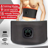 TD® usb chargeant smart EMS micro-courant abdominal fitness instrument maison paresseux taille façonnage fitness soutien ceinture