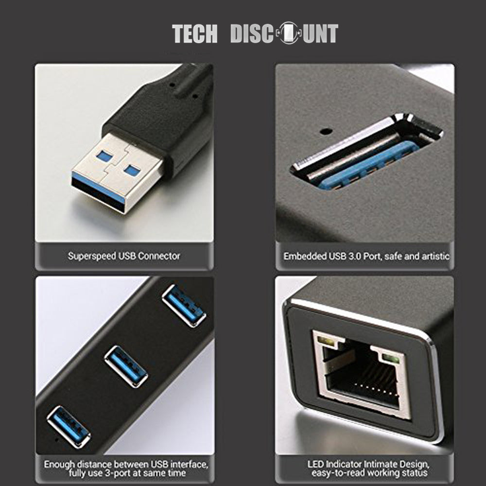 Multiprises USB avec 3 ports USB micro DS