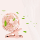 INN® Ventilateur à pince usb mini ventilateur de poche portable ventilateur à pince pour poussette avec aromathérapie
