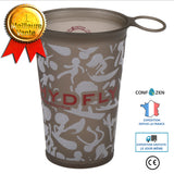 Sports de plein air protection de l'environnement portable TPU pliant tasse d'eau douce tasse d'eau courante compétition tass