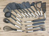 TD® 42 Pièces Kit Ustensiles de Cuisine en Acier Inoxydable, Set d'Ustensiles de Cusine en Silicone, Lot d'Accessoires Cuisine