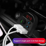 TD® ALLUME CIGARE Mixte - Voiture Bluetooth MP3 805E Lecteur MP3 de voiture Carte MP3 Récepteur Bluetooth - noir JR™