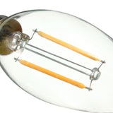TD® Ampoule Pointue E14 2W Rétro/ Ampoule Lumière Edison LED COB Blanc froid / 200 lm / Economie d’énergie / 50 000 Heures