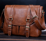 Porte-documents pour hommes cuir PU Sac à bandoulière pour hommes Casual Simple All-match Messenger Bag Fashion Computer Bag