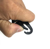 Boucle olécrane Corde de parapluie d'extérieur Boucle de bec d'aigle tressé Mousqueton de corde de parapluie sept noyaux Port