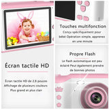 TD® enfants portables peuvent prendre des photos et imprimer petit dessin animé appareil photo numérique mini caméra SLR