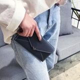TD® Porte-Monnaie Femmes Mode Amour Décoration Longue Portefeuille / Carte  Bourse Enveloppe Bouton à Pression Pochette