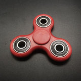 TD® Fidget Spinner Toy / Hand Spinner/ Tri-Spinner avec Perles Céramique/ Jouet Anti stress et Anxiété. Rouge