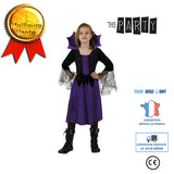 TD® Costume de Sorcière pour petite fille - Déguisement Sorcière Halloween/ Taille - 7-9 Ans