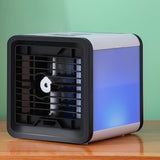 TD® Pulvériser Mini refroidisseur d'air maison réfrigération bureau petit ventilateur de climatisation ventilateur Portable
