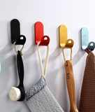 Patère crochet espace aluminium crochet rouge porte crochet arrière créativité poinçon gratuit cuisine salle de bain crochet