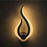 TD® 10W Applique Murale Flamme Lampe Murale LED Intérieur Blanc Chaud pour Décoration de Chambre Enfant, Couloir,Salon Meg09578