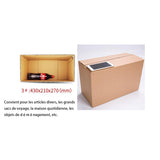 TD® N ° 3 épaissi durci express logistique emballage carton boîte avion boîte de rangement boîte de chiffre d'affaires 1 jeu de 20