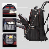 TD® Sacs à dos pour hommes et femmes Sacs à dos de voyage d'affaires Sacs pour ordinateur Sacs d'affaires multifonctionnels noir