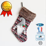 Chaussettes de Noël en trois dimensions sac-cadeau de poupée sans visage en peluche nain vieil homme chaussettes bonbons pend