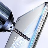 TD® Convient pour oneplus 9pro film trempé anti-lumière bleue verre trempé anti-chute incurvé 3D anti-empreintes digitales