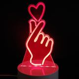 TD® Éclairage unique 3D Veilleuse Accueil Chambre de contrôle à distance LED Lampe de table Veilleuse de chamrbre, cadeau...