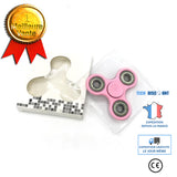 TD® Fidget Spinner Toy / Hand Spinner/ Tri-Spinner Plastique en Acier Inoxydable / Jouet Anti stress et Anxiété. Rose