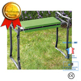 TD® Banc de jardinage jardinerie plantes outils accessoire mobilier extérieur pratique solide utilisation simple pliable / dépliable