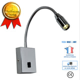 TD® PIPOFLEX applique, gris argent, 4W, 3000K