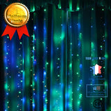 TD® 3m * 3m LED rideau lumineux Guirlande lumineuse LED color