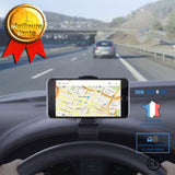 TD® Support Universel de GPS de Téléphone Portable sur Tableau de Bord pour Voiture /Couleur Noire /Stabilité /Conduite Plus Facile