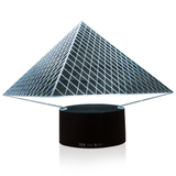 TD® Pyramide 3D acrylique lampe de Vision stéréo 7 changement de couleur USB chambre chevet veilleuse créative Vakantie décor à la m